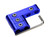 Proflow Billet Aluminium Ignition Lead Wire Looms Blue Suit 10mm Leads
