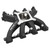 Proflow Intake Manifold, RPM AirMax , Aluminium Black, Chev Holden Commodore LS3/L92 Heads, Carburettor, Single Plane,, Each