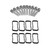 Proflow Intake Bolts & O-Ring Gasket Kit, For Holden Commodore LS1//LS6 Cathedral Port Manifolds