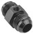 Proflow Straight Male Adaptor - Male Adaptor -03AN 1/8in. NPT Gauge Port Hose End, Black