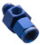 Proflow Straight Male Adaptor - Female Adaptor -03AN 1/8in. NPT Gauge Port Hose End, Blue
