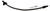 Proflow Transmission Dipstick, Braided Stainless/Black Steel, Firewall Mount, 700R4, 4L60E, Each