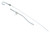 Proflow Engine Oil Dipstick with Tube, Fits Into Timing Cover, Steel, Chrome, SBF, Windsor V8, 289, 302, Each