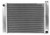 Proflow Radiator, Universal, Fabricated Aluminium Tanks, Natural, 22 in. Wide, 19.00in. High, 2.25 in. Thick, Chev Side Inlet & outlets