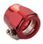 Proflow Aluminium Hex Hose Finisher Clamp 40.6mm ID, Red
