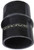 Proflow Hose Tubing Silicone Coupler Hump Style 2.25in. Straight 3in. Length, Black