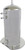 Proflow Fuel Surge Tank Aluminium, 254mm x 108mm Round 2.5L, Barb & AN Fitting Kit, Show Polished