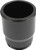 Proflow Inlet Fittings, Aluminium, 1.750 in. Hose to 1 3/16 in. Straight Cut Male, Black Anodised