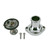 Proflow Aluminium Water Neck & Thermostat kit LS Chev For Holden, Straight -up, Chrome