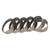 Proflow Pie Cut Round, Tubing, Titanium 2.0 in, 90 deg cut 15 degree, 6 pcs set