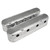 Proflow Valve Covers, LS For Chevrolet For Holden, Two-Piece, Cast Aluminium, Polished, 4.25 in. Tall, Baffle