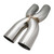 Proflow Exhaust X Pipe, Universal, 304 Stainless Steel, Polished, 4.0in. Inlet/Outlet, 18in. Length