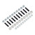 RTS Axle Stud kit, Screw-In, 5/8-18 in. RH, .875 Shank, .437 Washers, Nuts, Kit
