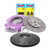 RTS Clutch & Billet Black Flywheel Assembly, Xtreme Clutch Kit, For Ford V8, Bronco Bolt Pattern 10-Spline, 1 1/16 in. Diameter Shaft, 11 in. Diameter