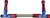Proflow Fuel Line kit, Holley 4500 -8 AN, Single Inlet, Swivel-Seal, Stainless Steel Hose, Blue/Red