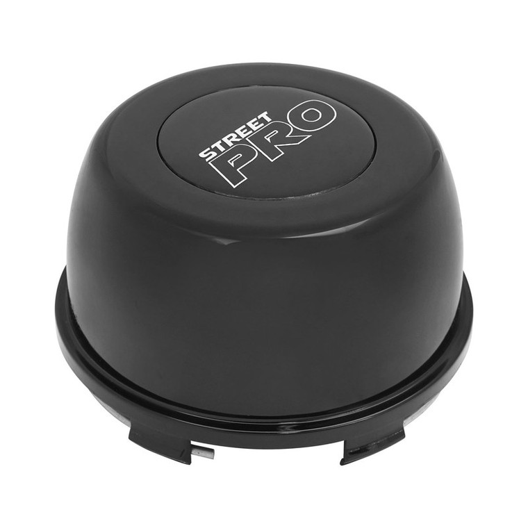 Street Pro Wheels Center Cap, Suit 002 Commodore & Late Falcon Wheels, Push-In, Black
