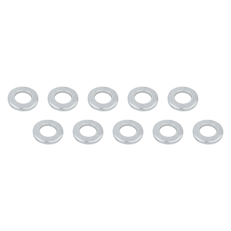 Street Pro Wheel Lug Nut Washers, Chrome, SST, Set of 10, 4mm T / 31.8mm OD