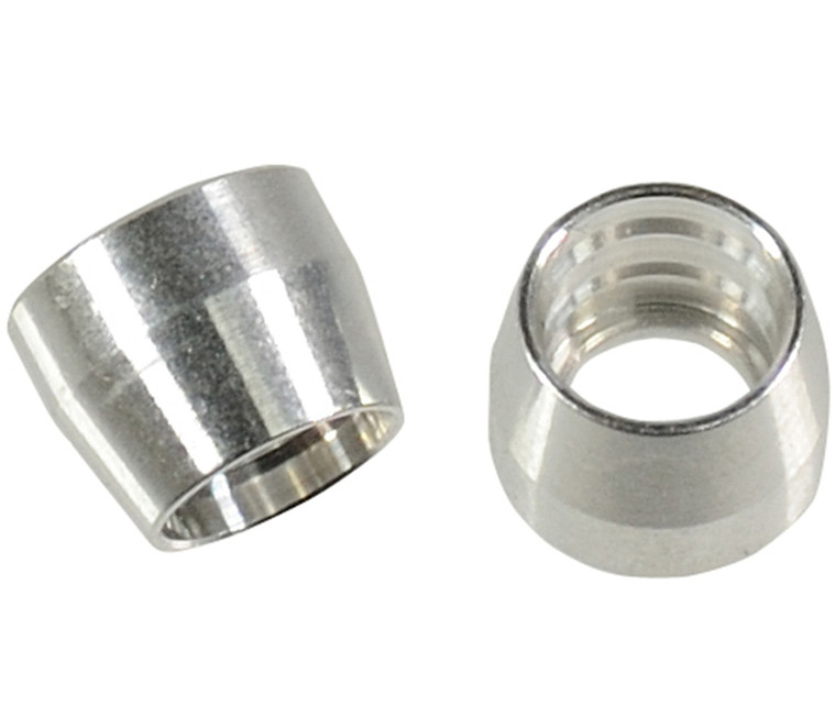 Proflow Aluminium Olive Insert Aluminium For -04AN PTFE Line (Qty 5)