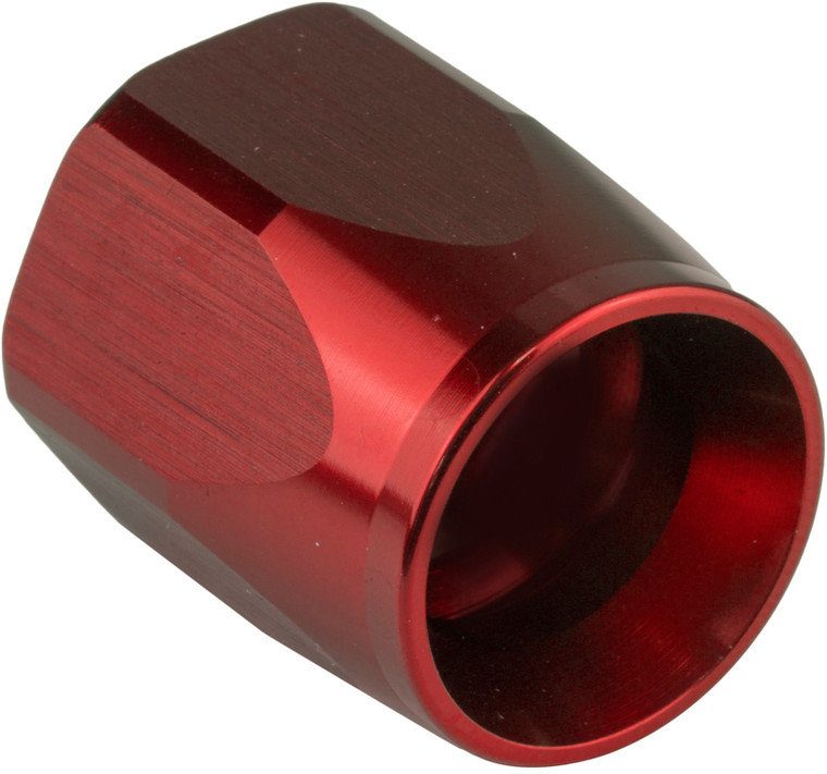 Proflow Replacement Hose End Socket Nut -04AN, Aluminium, Red