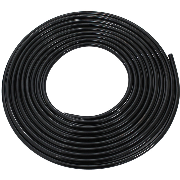 Proflow Aluminium Fuel Line Hard Tube 3/8in, Black, 25Ft Coil