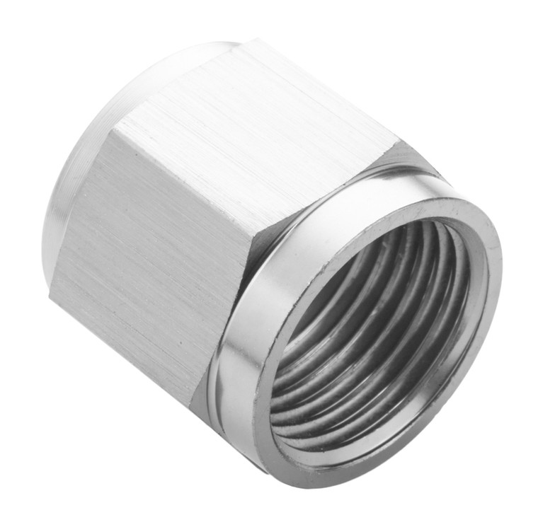 Proflow Aluminium Tube Nut AN10 For 5/8in. Tube, Silver