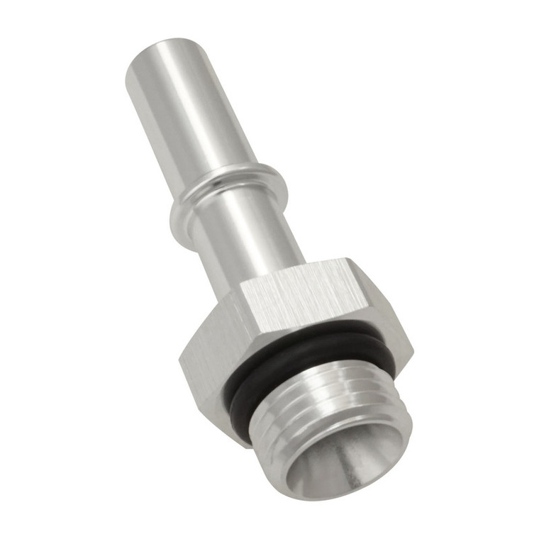 Proflow 5/16'' Fitting Male Quick Connect To -06AN O-Ring Male, Silver