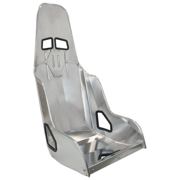 Proflow Aluminium Race Bucket Seat, 17 in. (430mm) Hip Width, Highback, Silver Finish