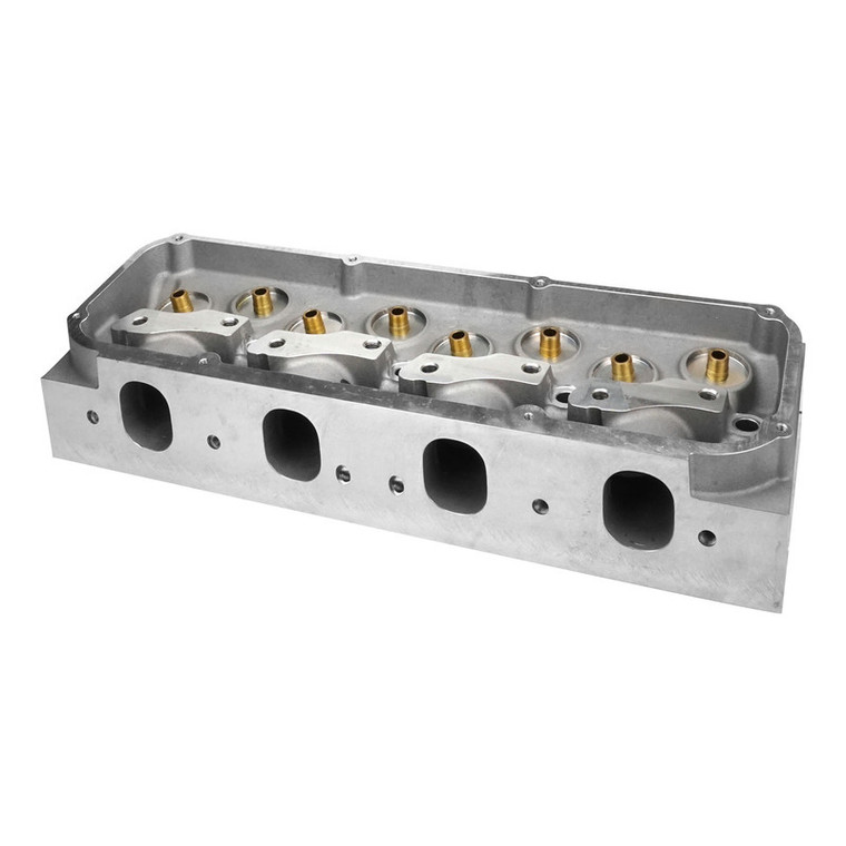 Proflow Cylinder Heads SuperMax 225, Bare, Aluminium, SB Ford 302-351 Cleveland 3V, 60cc Chamber, 225cc Intake Runner, 630HP Out of Box, Pair