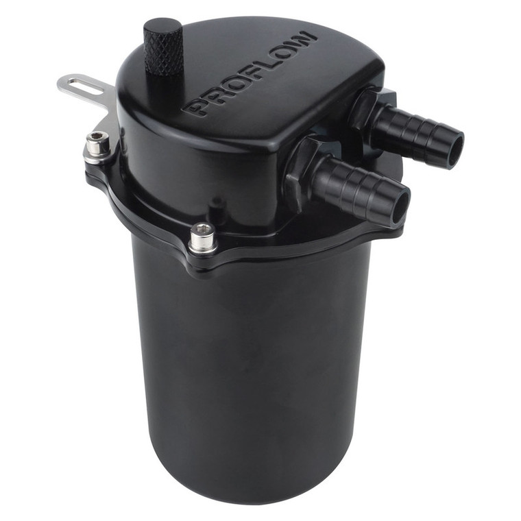 Proflow Catch Can Kit, Oil Separator, Baffled, Recirculating, 500mL, Billet Aluminium, Universal