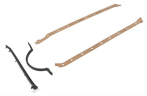 Proflow Oil Pan Gasket Set, Cork/Rubber, 2-Piece, BB Chevrolet, Mark IV , 427, 454, Set
