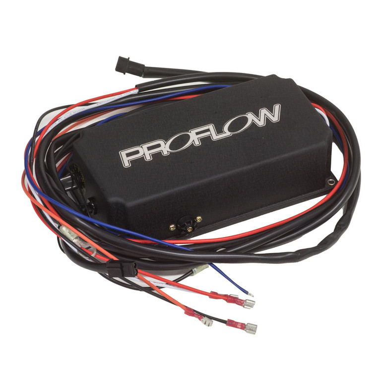 Proflow Ignition Box, Multiple Spark CDI 6AL Ignition Box, Rev Limiter Adjustable or Chip, Smooth Top, Black