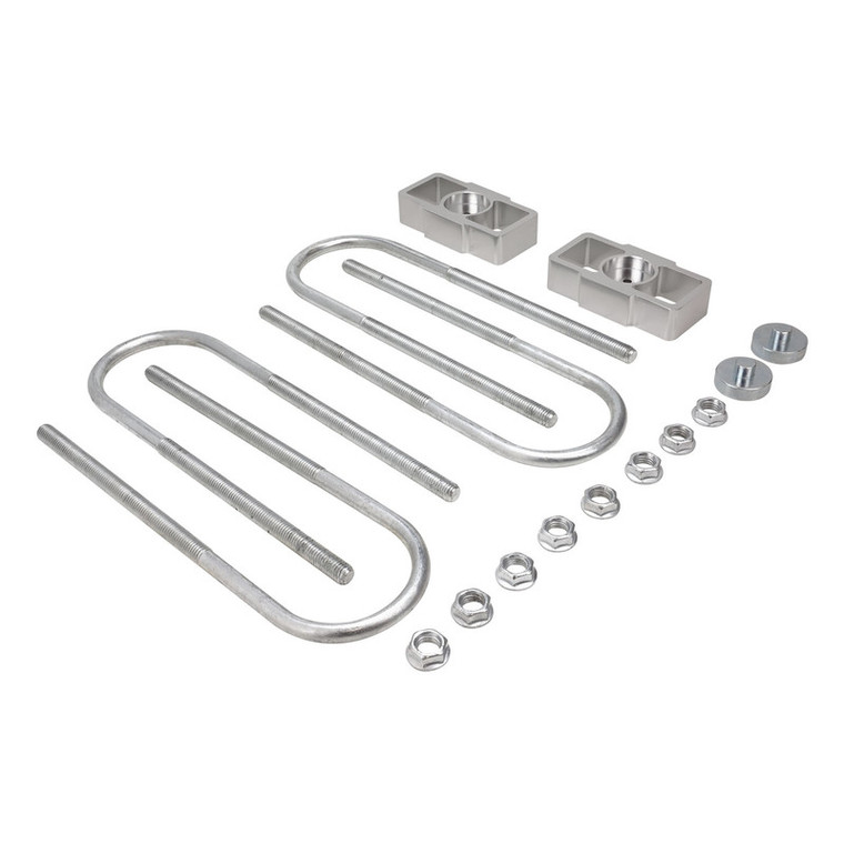 Proflow Lowering Blocks, 1'' Aluminium, Universal & Holden Leaf Spring, Kit