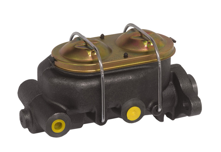 Proflow Master Cylinder, GM Universal, Cast Iron, Black, 1.00 in. Bore, Dual Bowl, Left Port, Each