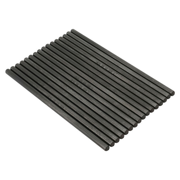 Proflow Chrome Moly Pushrods 7.715" x 5/16", .110" Wall Thickness, 210 deg Radius Ball End, Heat Treated, Set