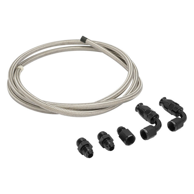 Proflow Power Steering Hose Kit, Suits Ford XA XB XC XD XE XF  Power Steering Box Inc Fittings For Male and Female 5/8'-16 Thread Pumps, Inc Hose, Kit