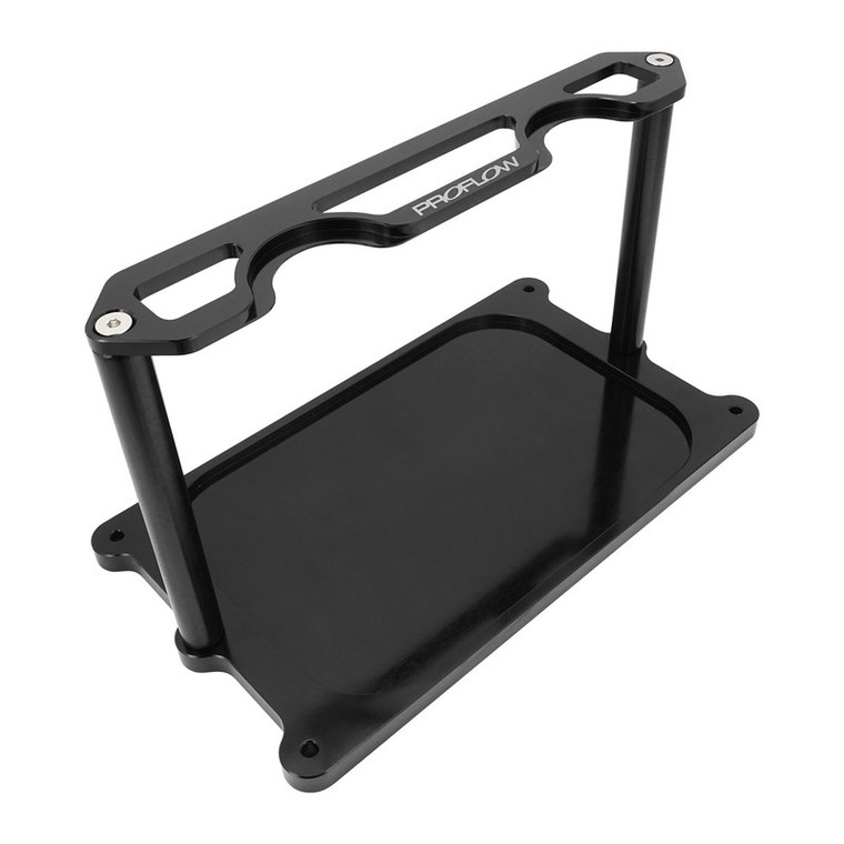 Proflow Battery Hold-Down, Optima 34/78 or 34 Series, Billet Aluminium, All Black Finish
