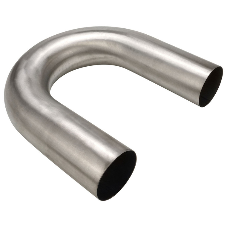Proflow Titanium Tubing, Mandrel-Bend, 3.50 in, 1.2mm Wall, 180 Deg, 152x152mm