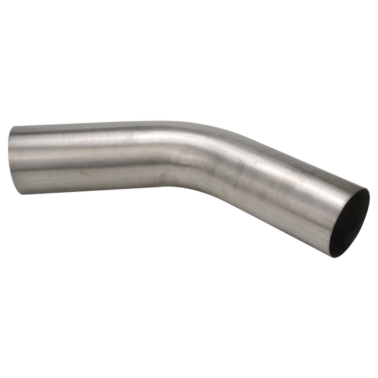Proflow Titanium Tubing, Mandrel-Bend, 3.50 in, 1.2mm Wall, 45 Deg, 152x152mm