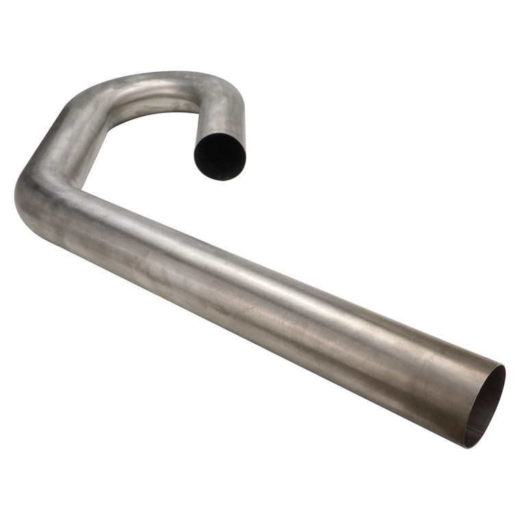 Proflow Titanium Tubing, Titanium, U-J Mandrel Bend, 2.50 in, 1.2mm Wall 45/180 Deg