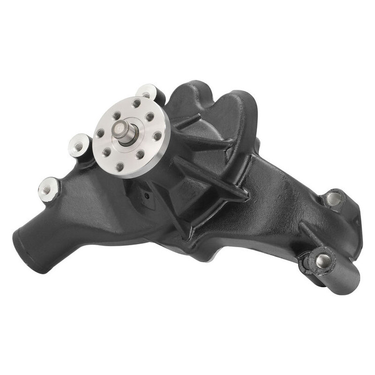 Proflow Replacement Water Pump, Cast Aluminium Ultra Cool, BB Chev, Long Style, Black Finish, Each