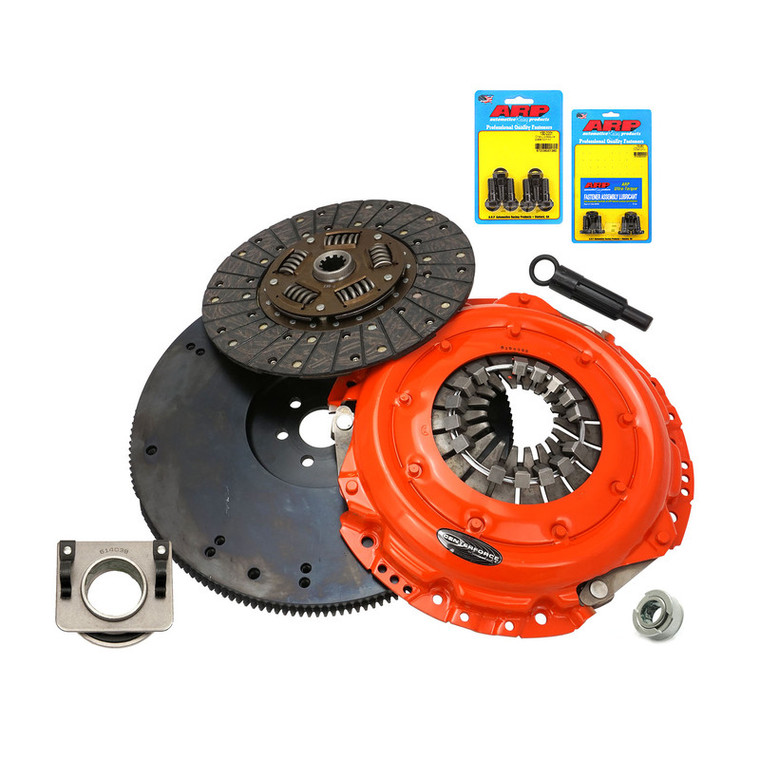 RTS & Centerforce Performance Series 11'' Clutch & Black Flywheel Assembly, Ford V8 289, 302, 351 Windsor & Cleveland, Kit