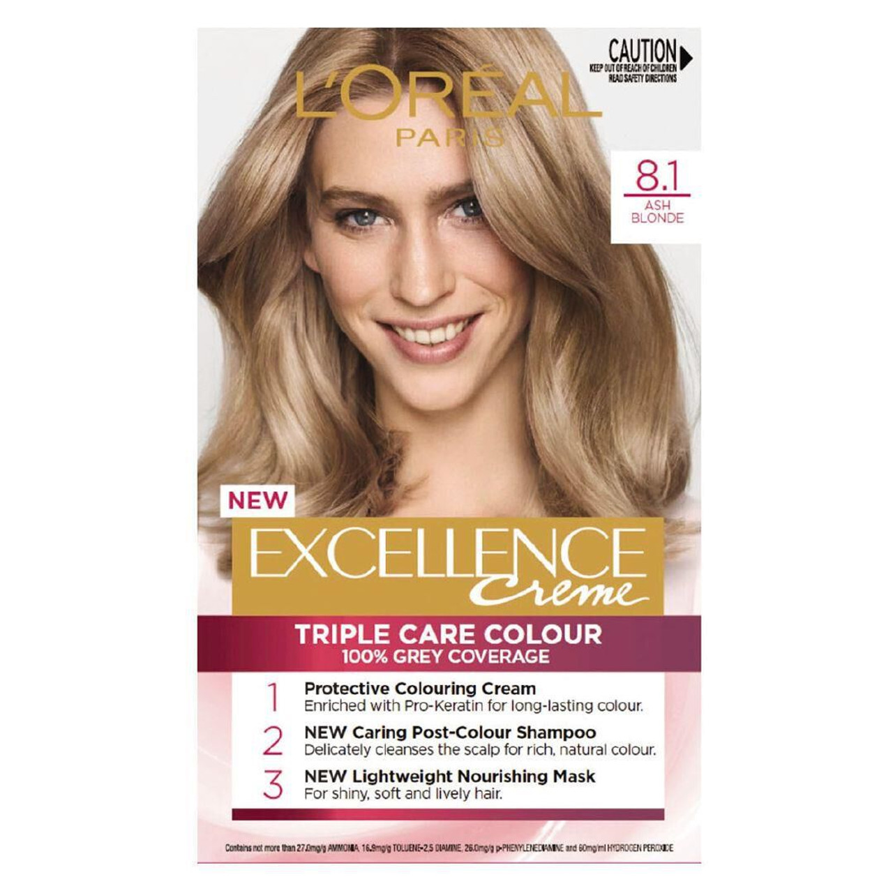 loreal excellence color 2 shades darker than dark blonde