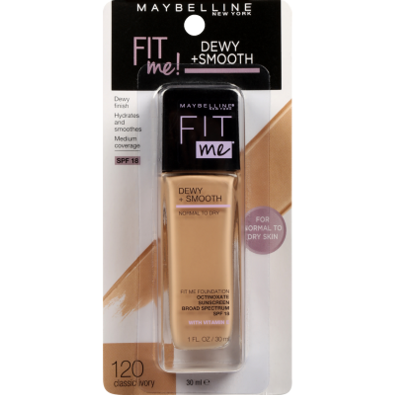 Maybelline New York Fit Me! Classic Ivory Foundation SPOIL.co.nz