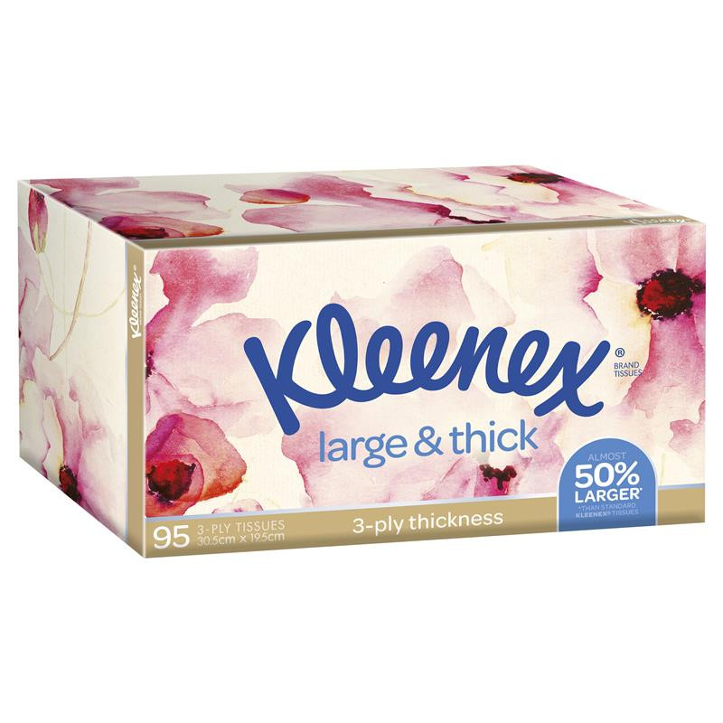 Kleenex Facial Tissues 95 Large And Thick SPOIL.co.nz
