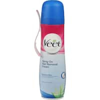 Veet Sensitive Skin Spray On Hair Removal Cream 150g SPOIL.co.nz