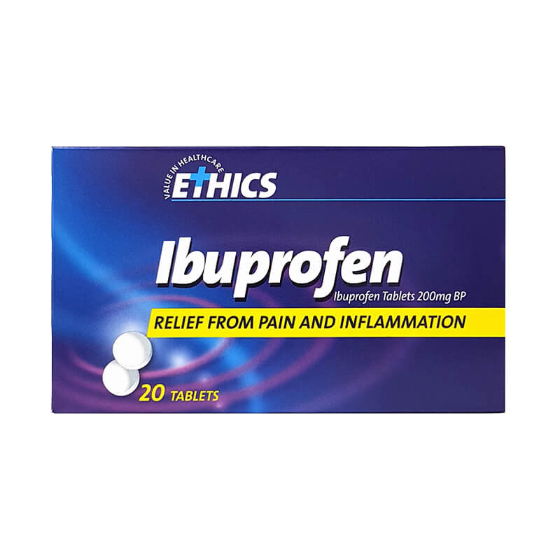 Ethics Ibuprofen 200mg Tablets 20pk SPOIL.co.nz