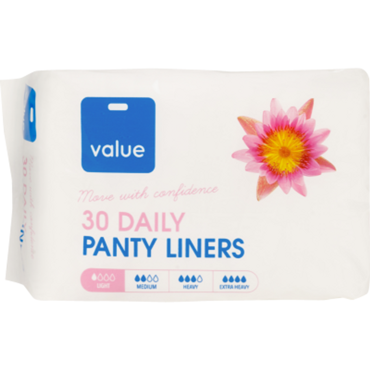 Value Daily Panty Liners 30pk SPOIL.co.nz