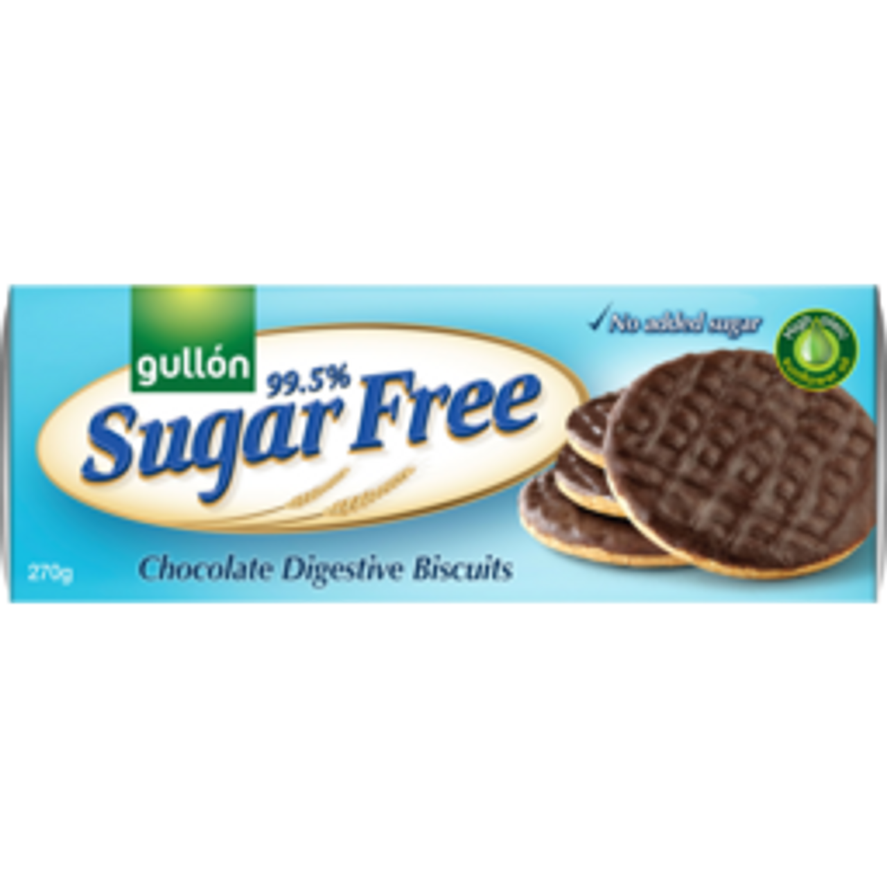 Gullon Sugar Free Chocolate Digestive Biscuits 270g SPOIL co nz