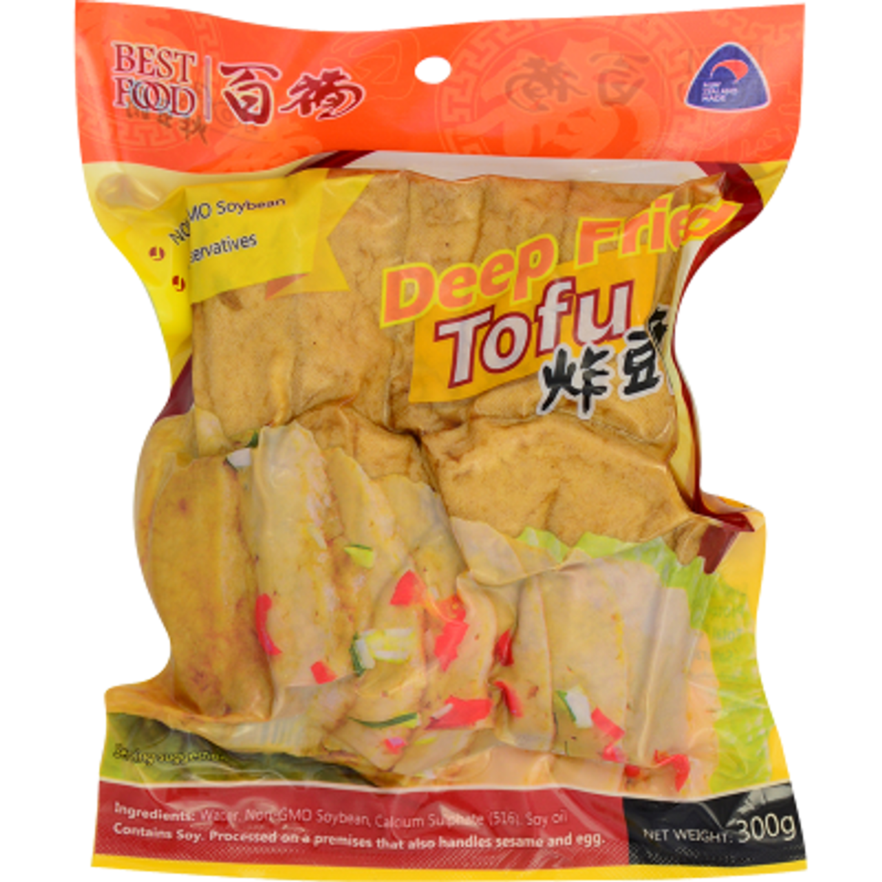 Best Food Fresh Tofu Deep Fried Tofu 300g SPOIL.co.nz
