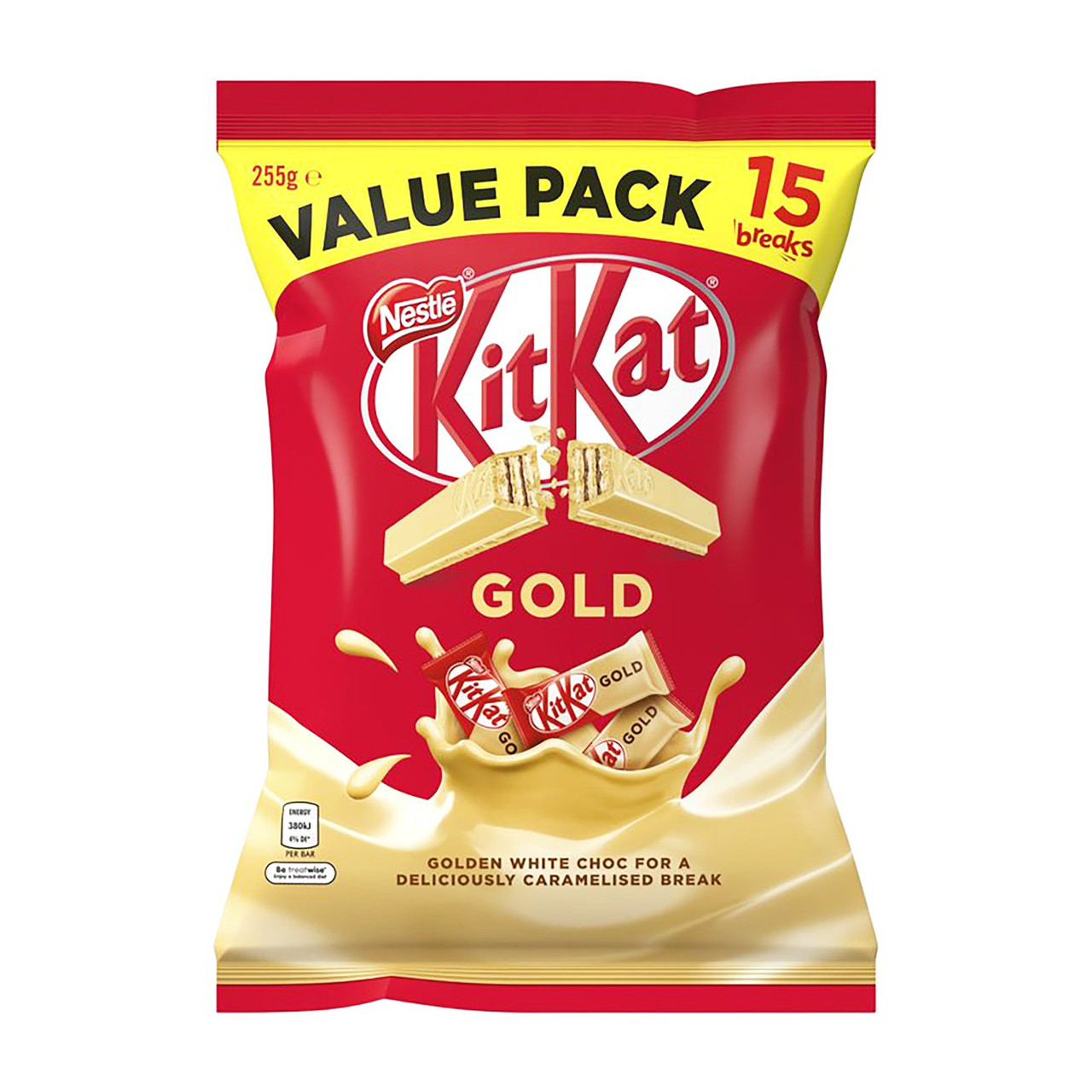 Nestle Kit Kat Gold Chocolate Bars 255g SPOIL.co.nz